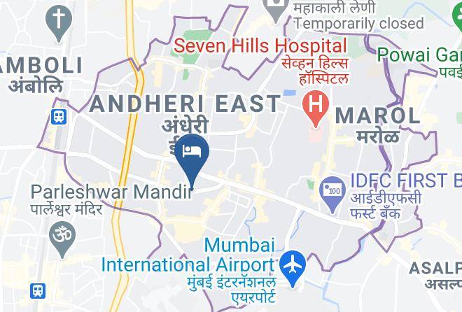 Mumbai - Dragonfly Hotel The Art Hotel Maps