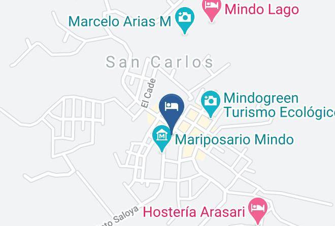 San Miguel De Los Bancos - Dragonfly Inn B&b Mindo Maps