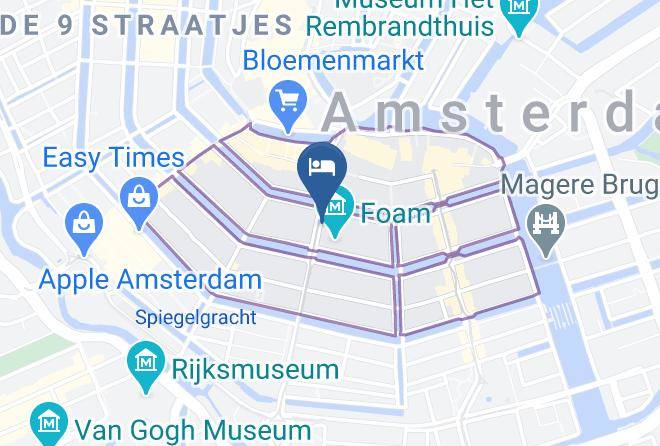 Amsterdam - Dream Hotel Amsterdam Maps