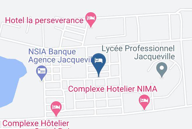 Dream Hotel Map - Lagunes - Jacqueville