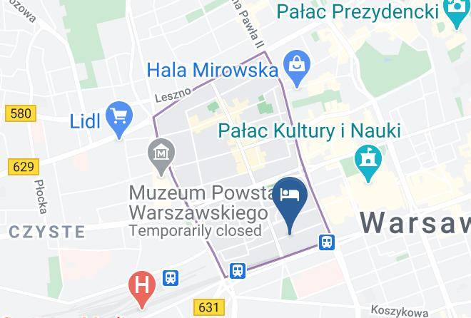 Warsaw - Dream Loft Chmielna Maps