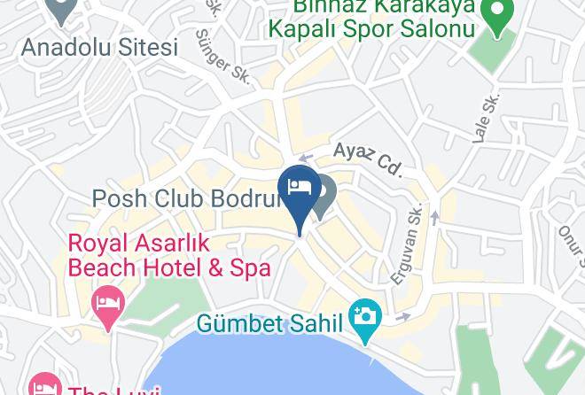 Bodrum - Dream Beach & Palace Bodrum Maps