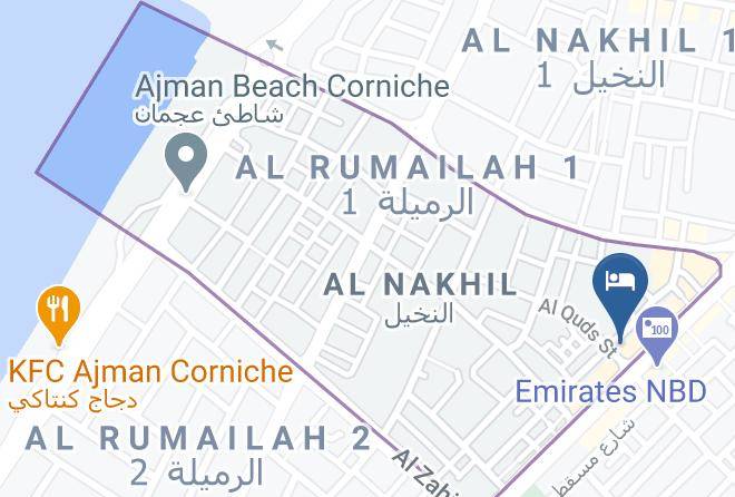 Ajman - Dream Palace Hotel Maps