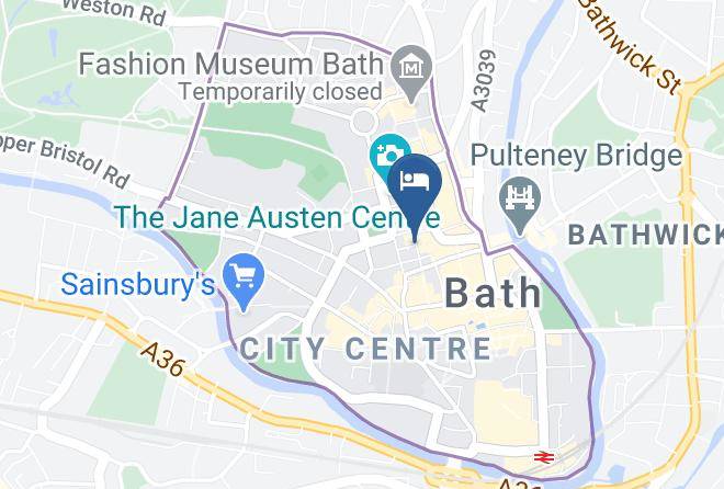 Bath And North East Somerset - Dream Stays Bath Harington's Place Maps