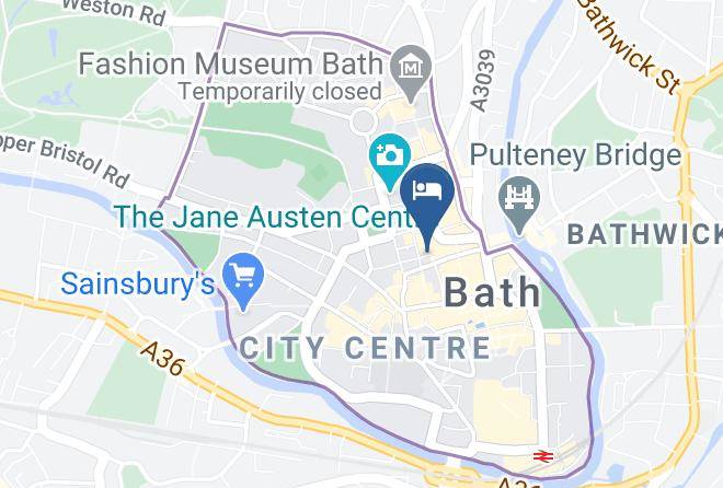 Bath And North East Somerset - Dream Stays Bath Trim Street Maps