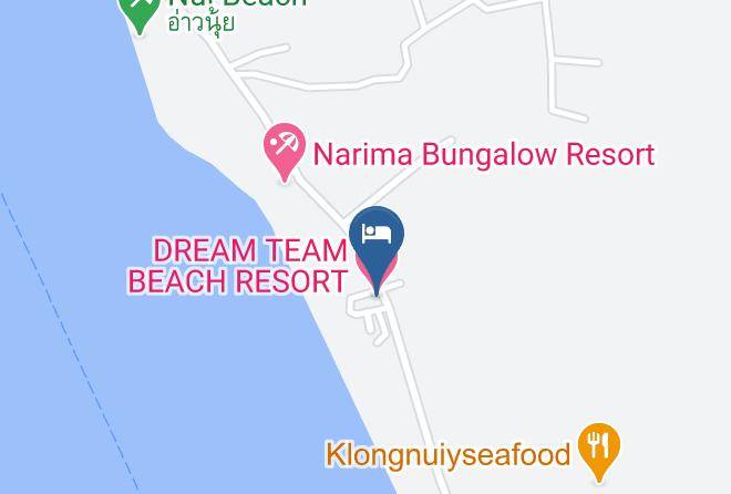 Amphoe Ko Lanta - Dream Team Beach Resort Maps