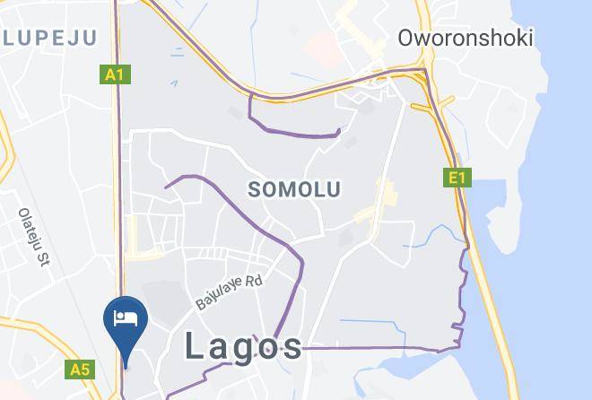 Lagos Mainland - Dreamland Hotel Maps