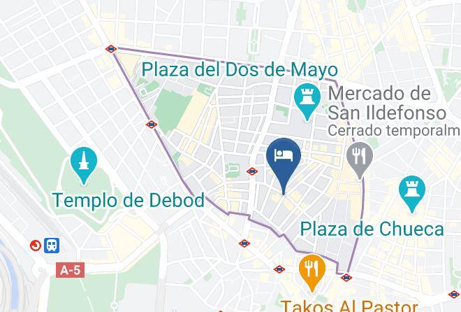 Dreammadrid Calle Pizarro Map
