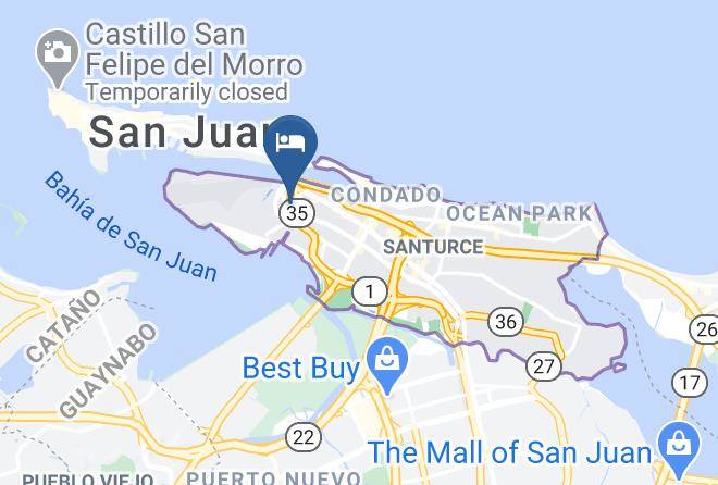 San Juan - Dreams Hotel Miramar Maps