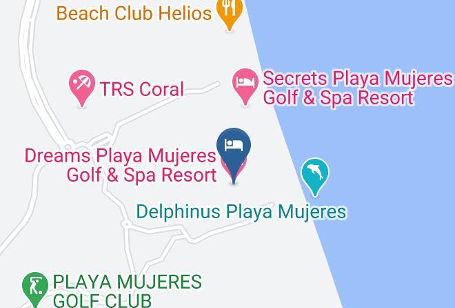 Isla Mujeres - Dreams Playa Mujeres Golf & Spa Resort Maps