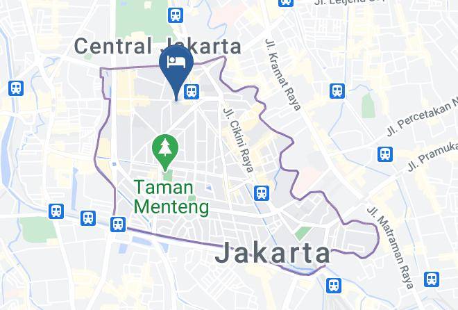 Central Jakarta - Dreamtel Jakarta Maps