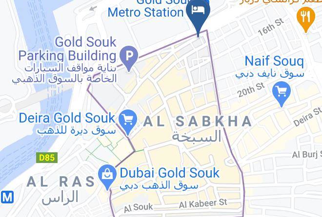 Dubai - Dreamwhite Hotel Maps