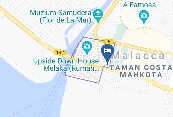 Melaka Tengah - Dreamz Hotel Maps