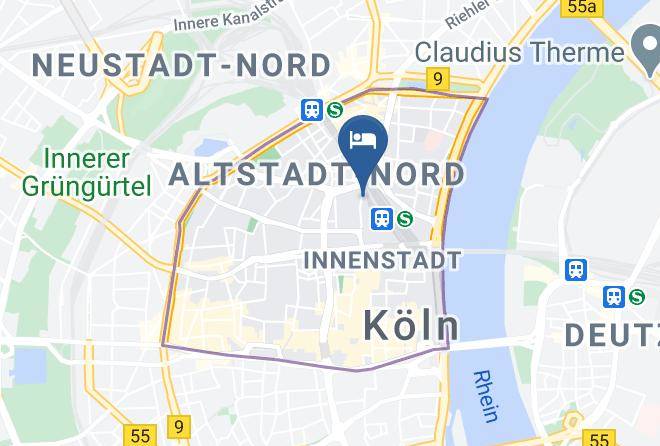 Cologne - Drei Konige Dom Hotel Maps