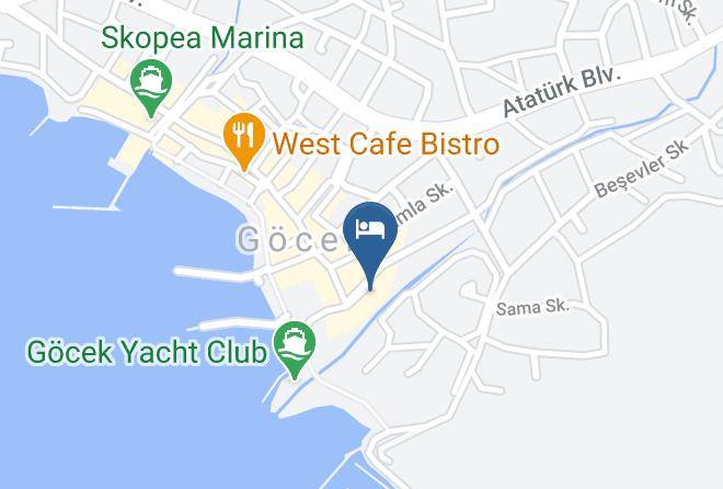 Fethiye - D Resort Gocek Maps