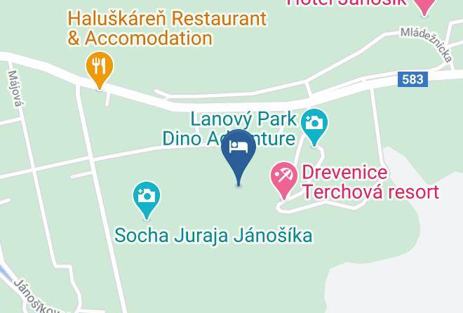 Terchova - Drevenica Pod Vrskom Maps