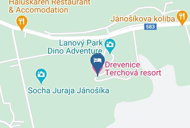 Terchova - Drevenice Terchova Resort Maps