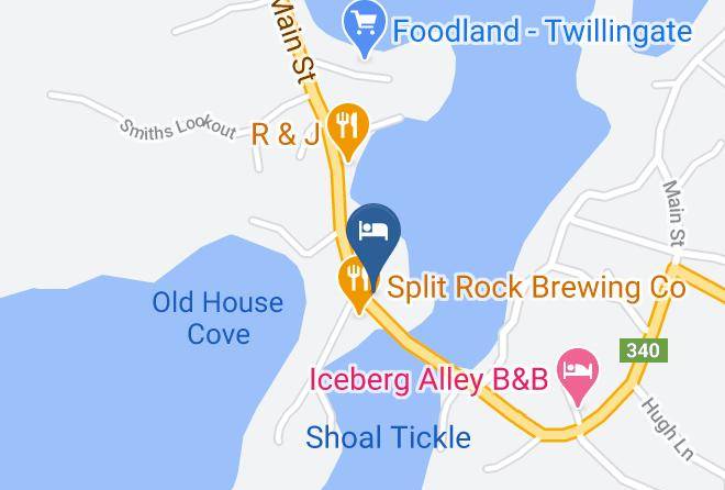 Drift Away Suite Twillingate & Beyond Inc Map