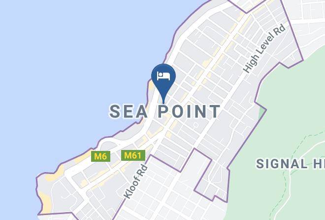 City Of Cape Town - Drifters Cape Town Inn Maps