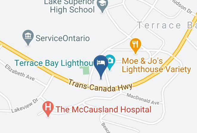 Thunder Bay - Drifters Motel & Restaurant Maps