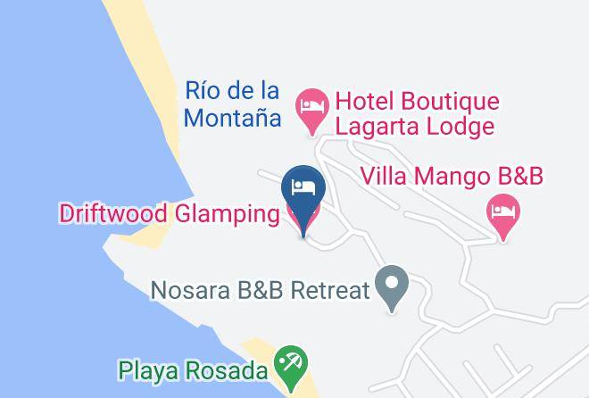 Nicoya - Driftwood Glamping Hotel Maps