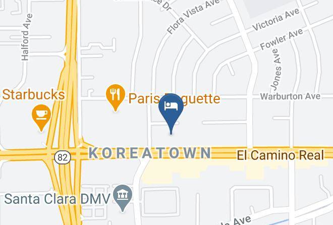 Santa Clara - Driftwood Inn Maps