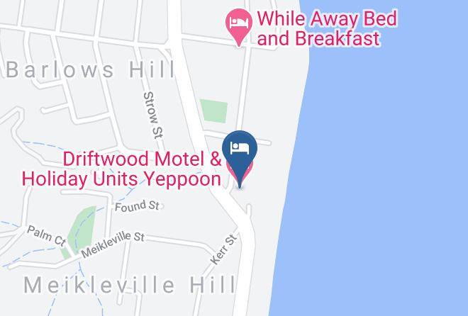 Driftwood Motel & Holiday Units Yeppoon Map