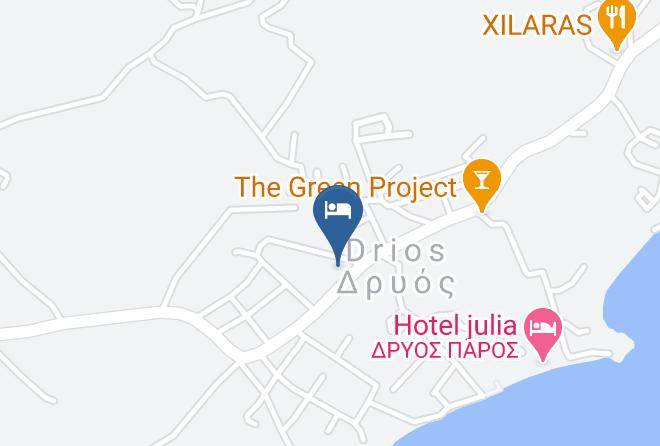 Paros - Drios Paros Luxury Hotel Maps