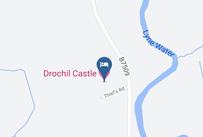 Drochil Castle Map