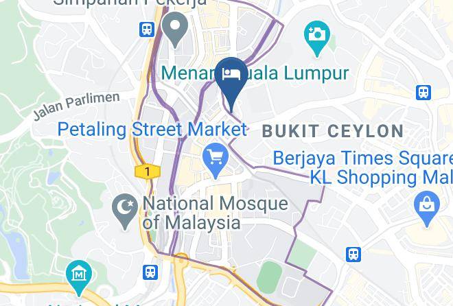 Kuala Lumpur - Drop Inn Lodge Maps