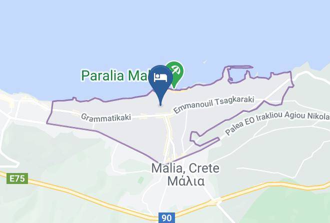 Iraklion - Drosia Palms Maps