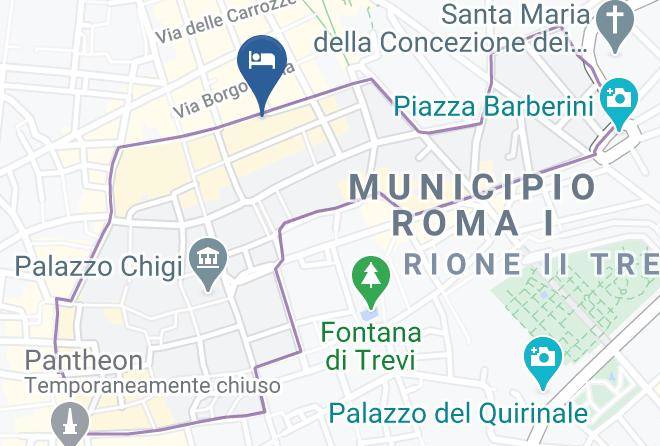 D R Rome Spanish Luxury Suites Map