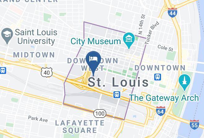 St Louis City - Drury Inn St Louis At Union Station Maps