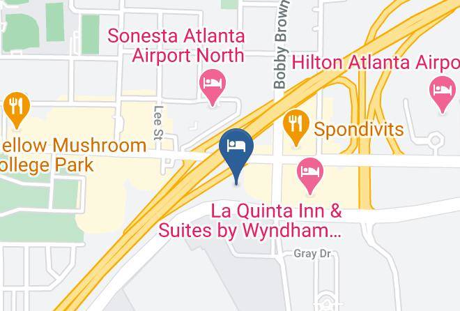 Fulton - Drury Inn & Suites Atlanta Airport Maps