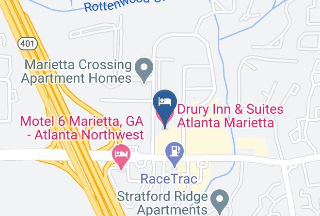 Drury Inn & Suites Atlanta Marietta Map