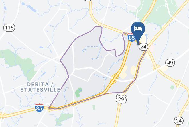 Mecklenburg - Drury Inn & Suites Charlotte University Place Maps
