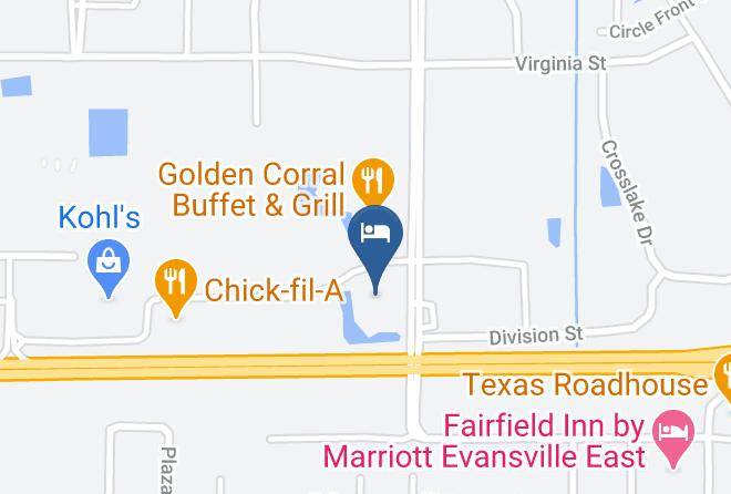 Vanderburgh - Drury Inn & Suites Evansville East Maps