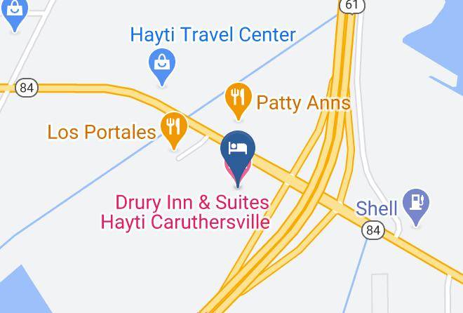 Pemiscot - Drury Inn & Suites Hayti Caruthersville Maps