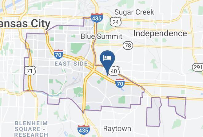 Drury Inn & Suites Kansas City Stadium Map