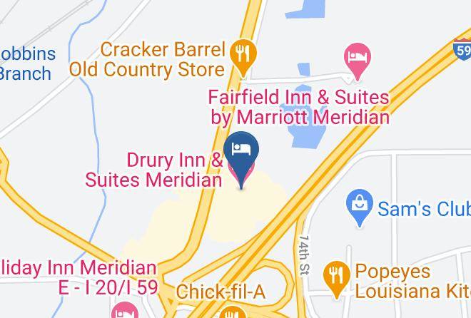 Lauderdale - Drury Inn & Suites Meridian Maps