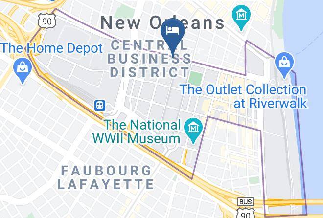 Orleans Par - Drury Plaza Hotel New Orleans Maps