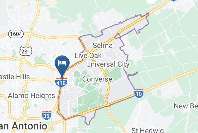 Drury Inn & Suites San Antonio Northeast Map
