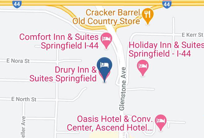 Drury Inn & Suites Springfield Map