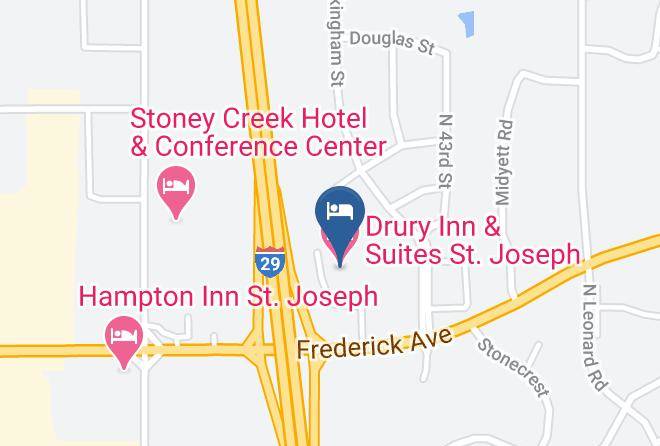 Drury Inn & Suites St Joseph Map