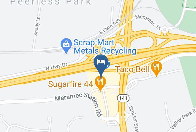 St Louis - Drury Inn & Suites St Louis Southwest Maps