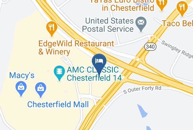 Drury Plaza Hotel St Louis Chesterfield Map