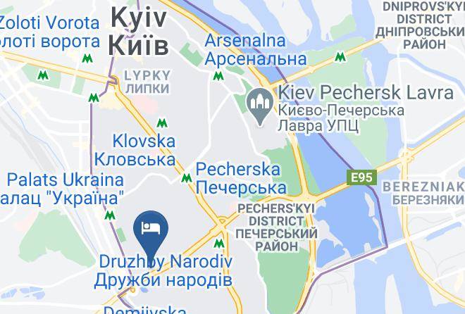 Kyiv - Druzhba Hotel Maps
