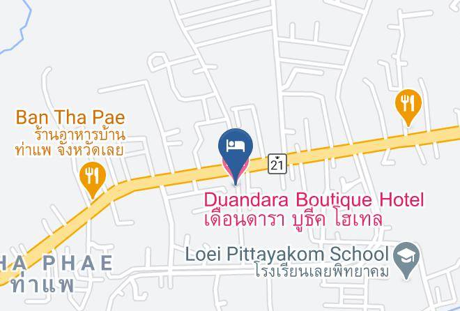 Amphoe Mueang Loei - Duandara Boutique Hotel Maps