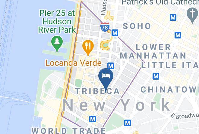 New York - Duane Street Hotel Maps