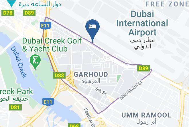 Dubai - Dubai International Hotel Maps